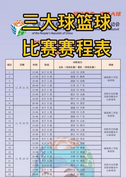篮球赛时间表2021，篮球赛时间表今天？